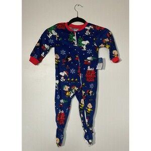 Peanuts Family Matching Infant Sleeper Size 24M